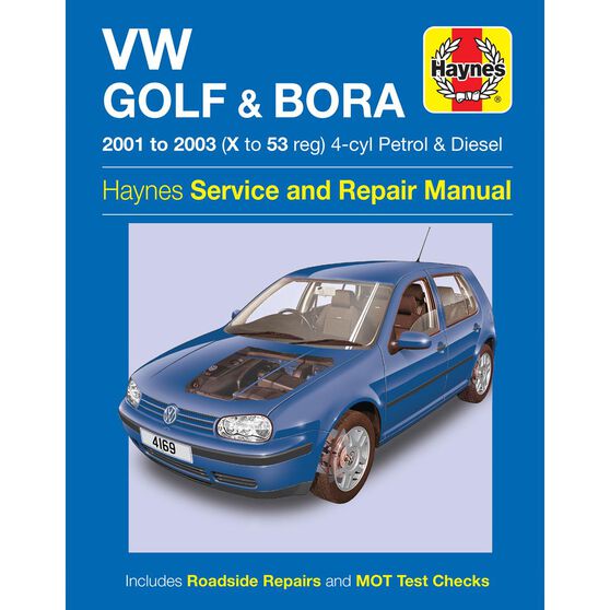 VW GOLF & BORA 4-CYL PETROL & DIESEL (2001 - 2003), , scaau_hi-res