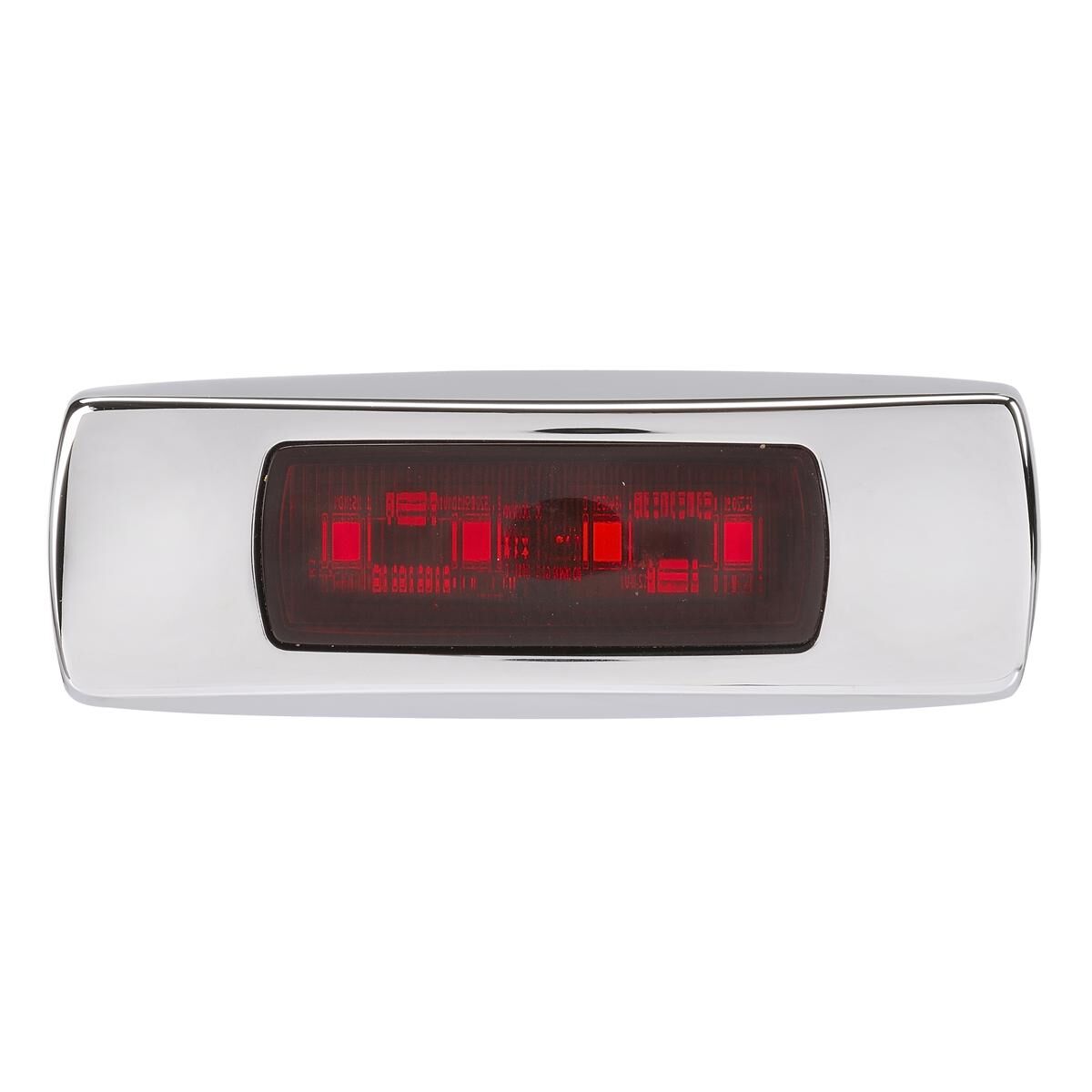 Narva 9-33V LED Rear End Outline Marker Red With 0.5M Cable Chrome ...