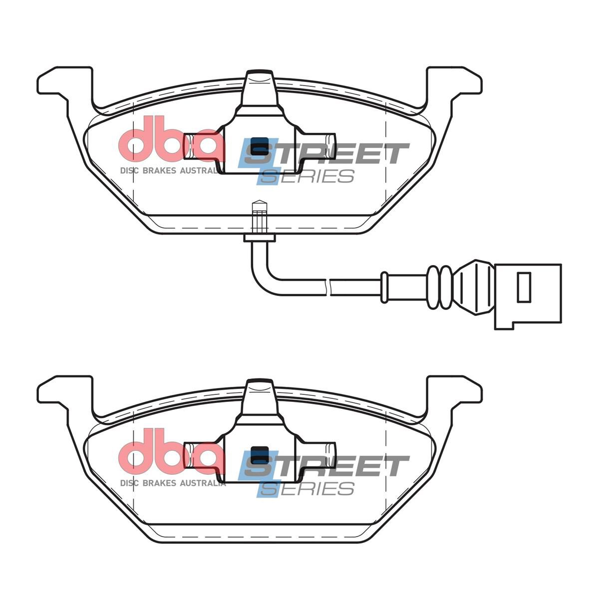 DBA SS STREET SERIES BRAKE PADS [ Audi/Skoda & VW 1999-2014 F ], , scaau_hi-res