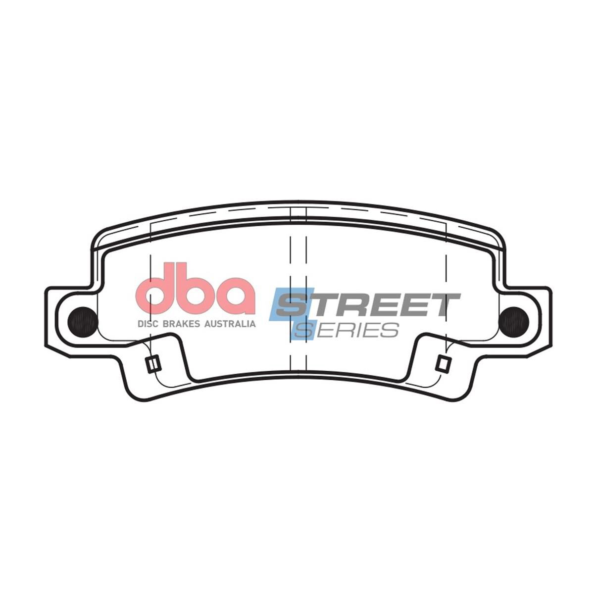 DBA SS STREET SERIES BRAKE PADS [ Toyota Corolla ZZE122R 1.8L [ Sth African ] 2001-2014 R ], , scaau_hi-res