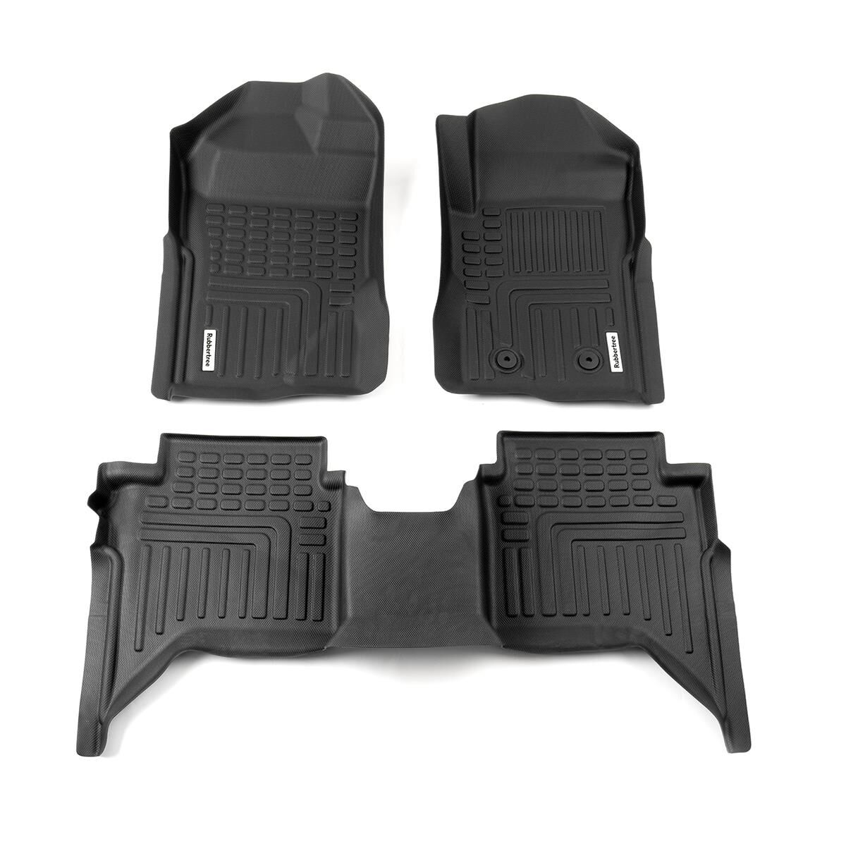 DEEP DISH FLOOR LINERS FOR VOLKSWAGEN AMAROK 2023+ DUAL CAB FULL SET, , scaau_hi-res