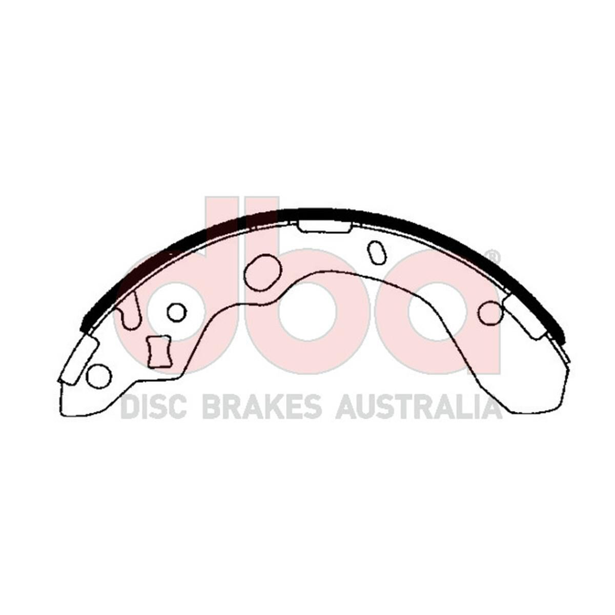 Street Series Brake Shoes [Ford/Mazda/Toyota Echo  200mm], , scaau_hi-res