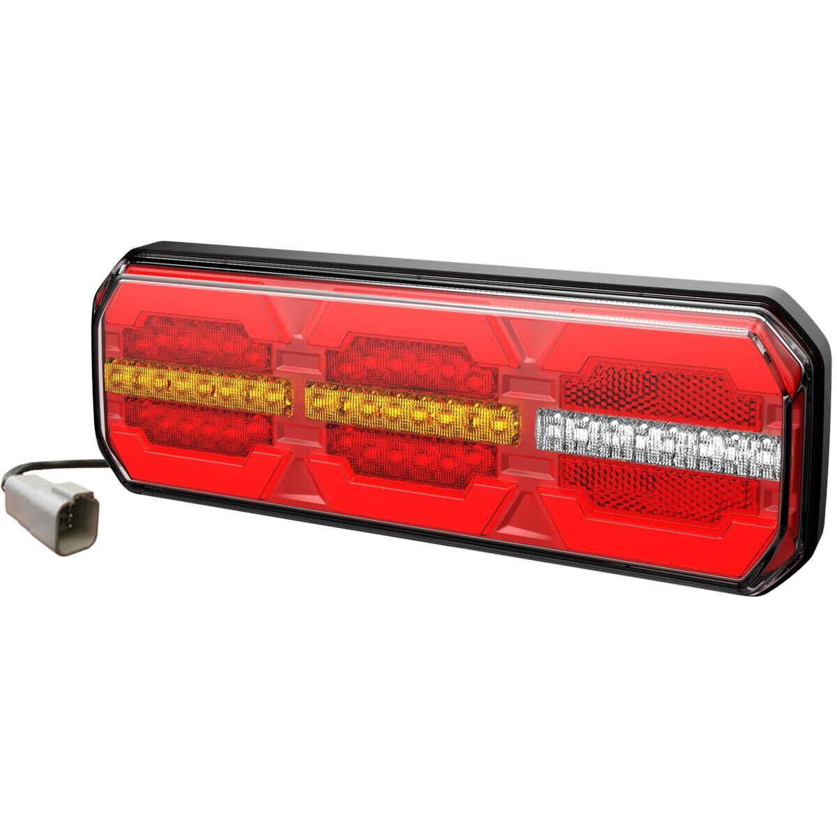 LED COMBO LAMP - STOP / TAIL / RUNNING INDICATOR / REVERSE WITH DT CONNECTOR, , scaau_hi-res