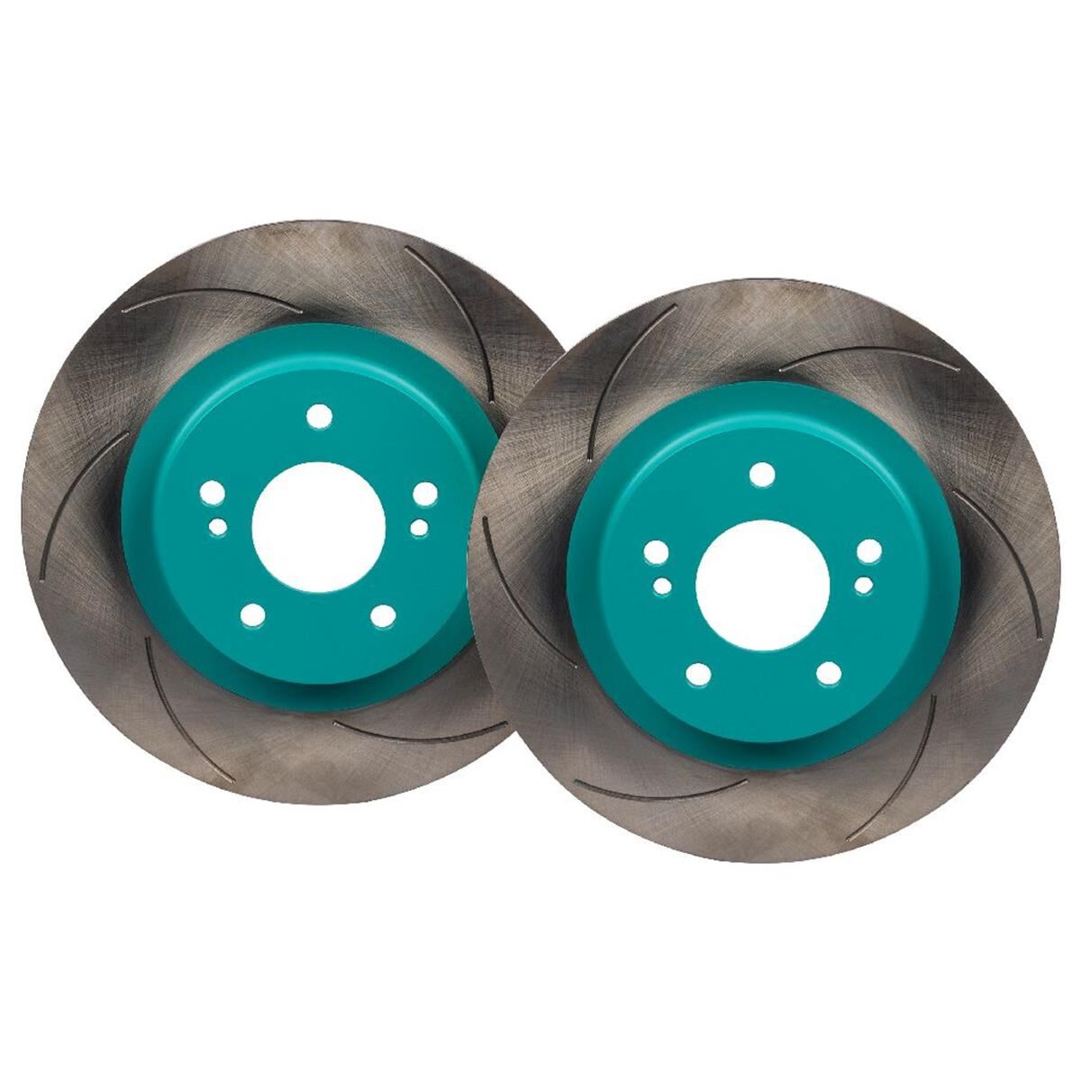 PROJECT MU BRAKE ROTORS PAIR SCR PURE PLUS6 GREEN 310X30MM, , scaau_hi-res