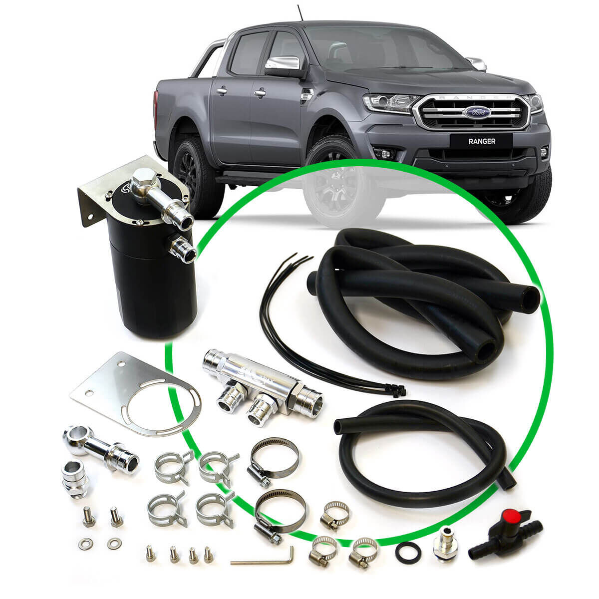 OIL CATCH TANK FULL KIT SUIT RANGER PX-II 2.2L/3.2L 2015 - O, , scaau_hi-res