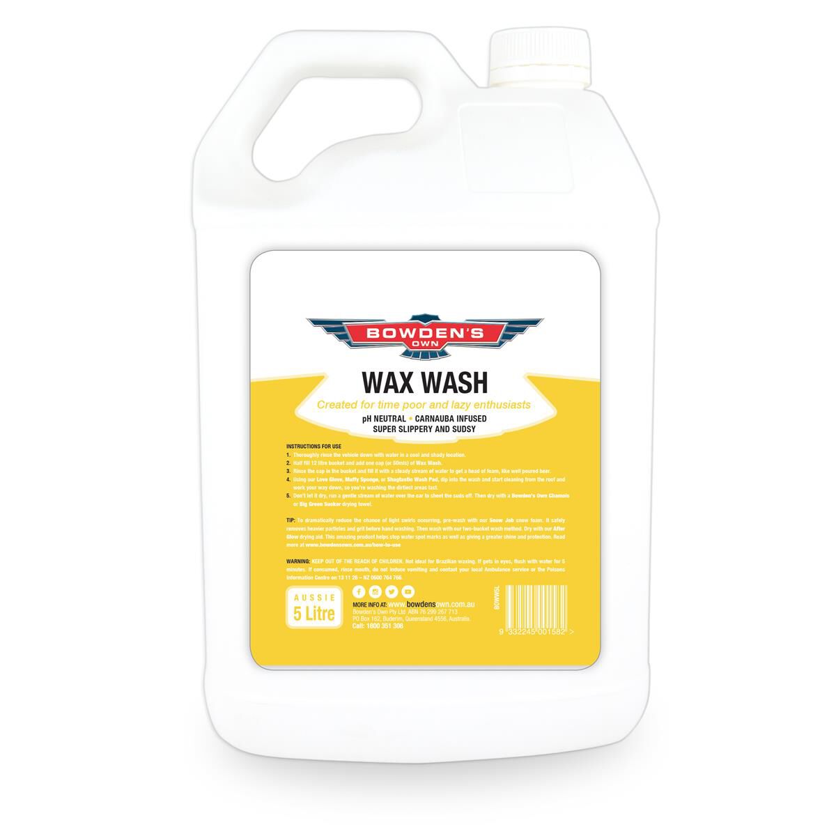 Wax Wash 5L, , scaau_hi-res