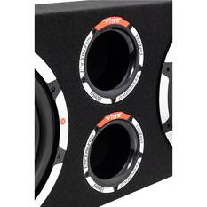 VIBE SLICK TWIN VENTED COMPACT ENCLOSURE DUAL 12" SUBWOOFERS, , scaau_hi-res
