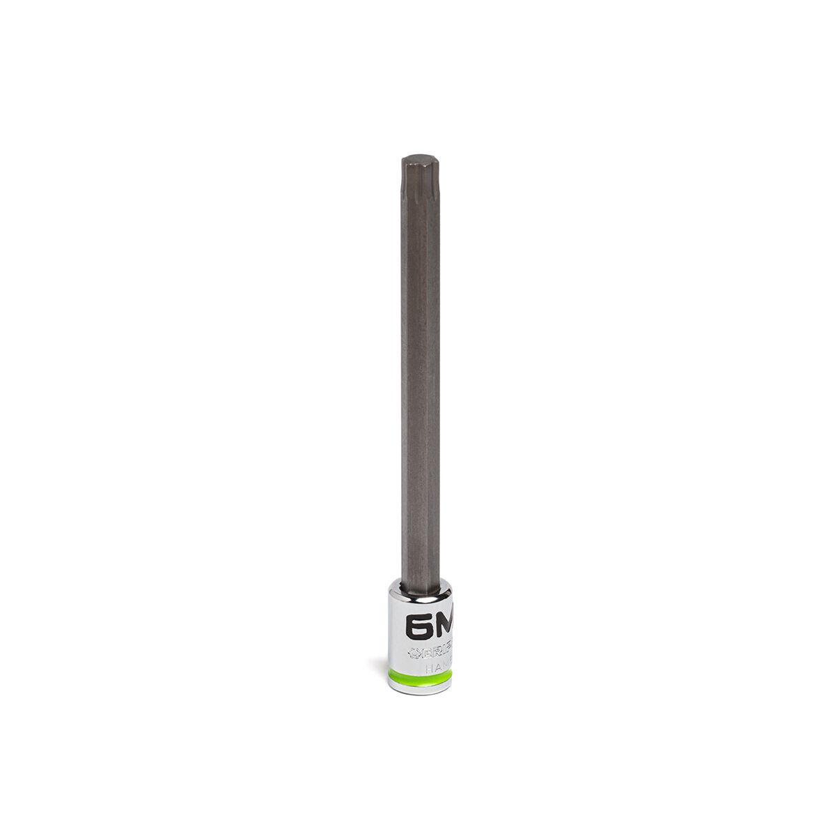GRIPEDGE 1/4DR LONG HEX BIT SOCKET 6MM, , scaau_hi-res