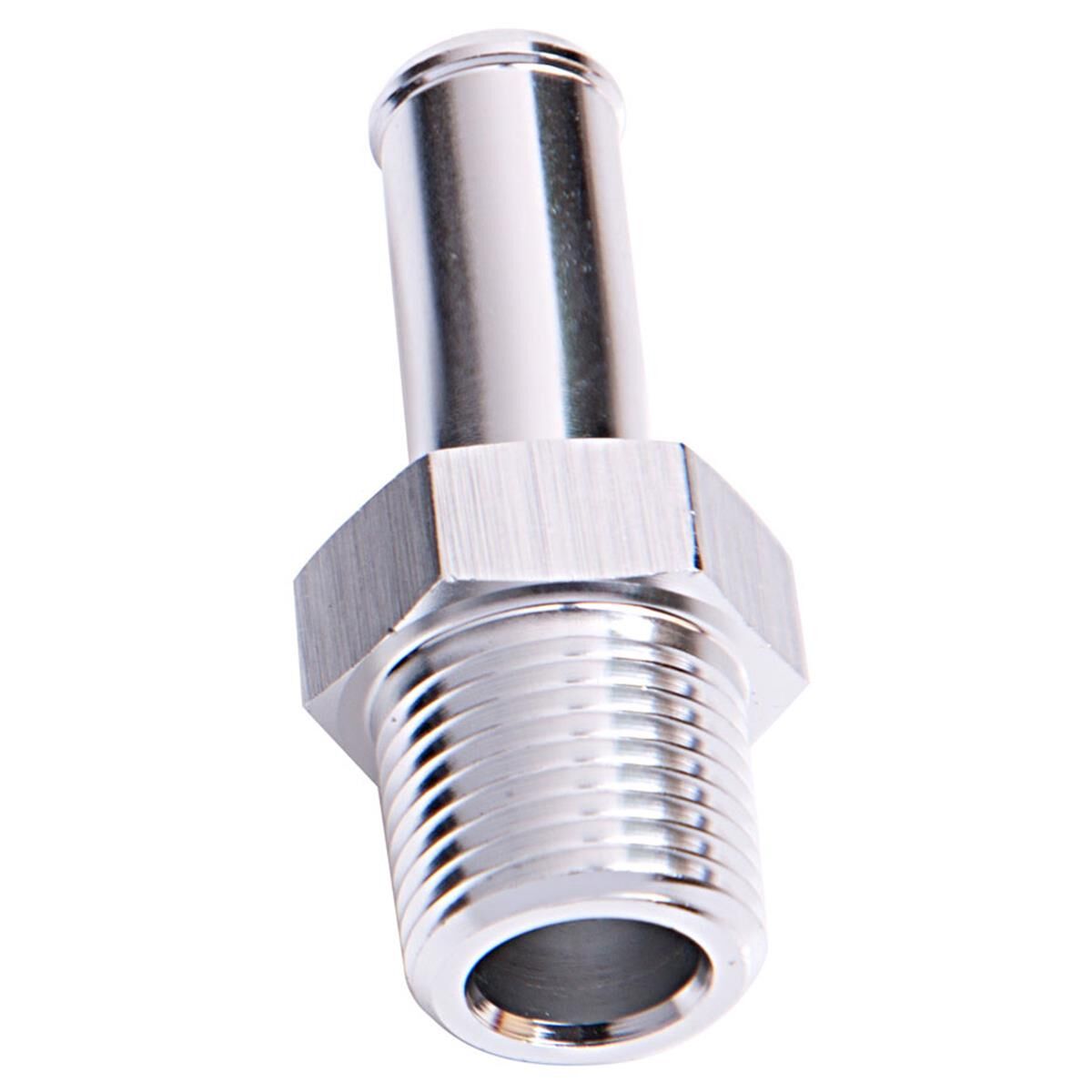 MALE 1/4" NPT TO 5/16" BARB SILVER STRAIGHT MALE TO MALE, , scaau_hi-res