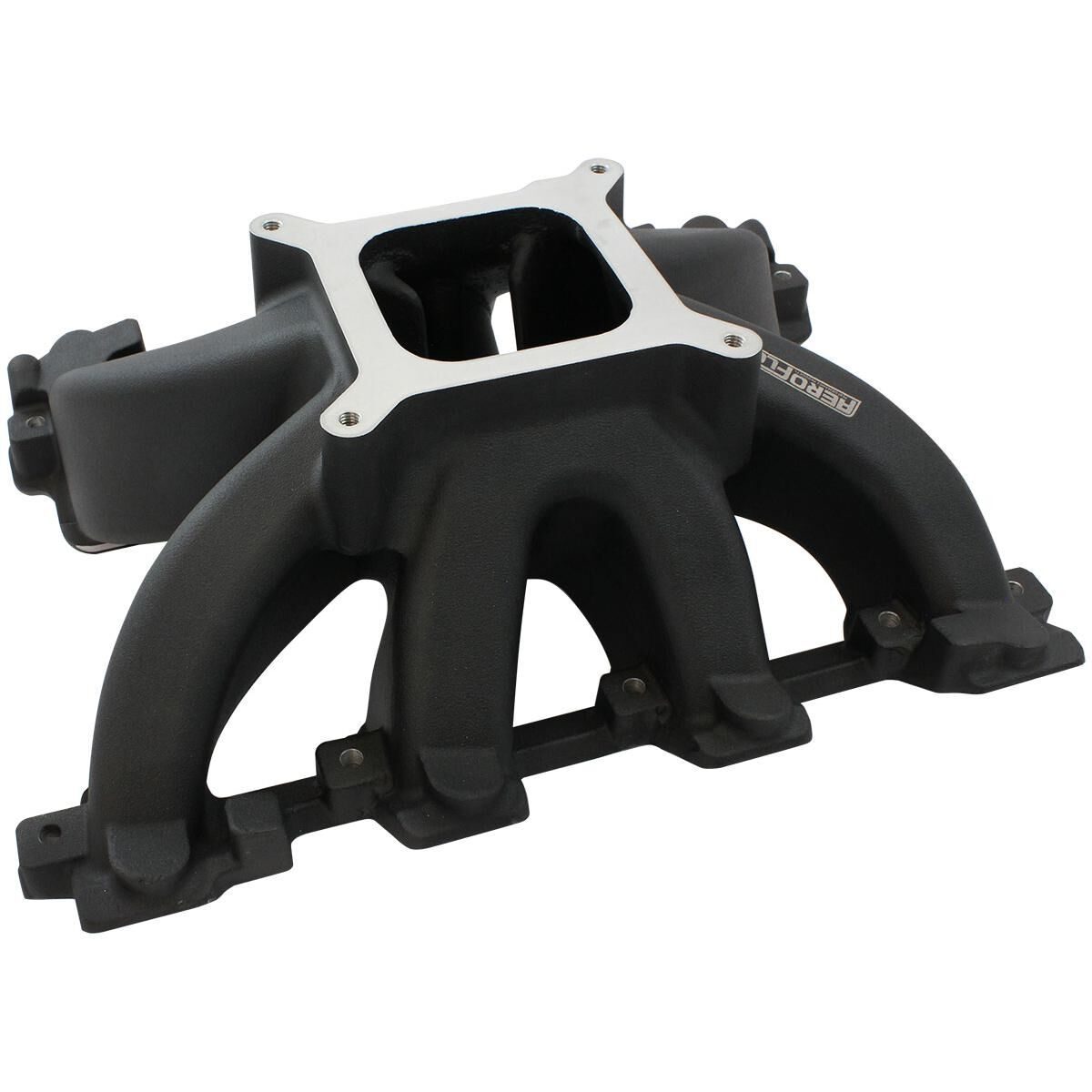 GM LS CARBY HI RISE INTAKE MANIFOLD CATHEDRAL NON EFI LS1LS2 BLACK AEROFLOW- 6240-5000, , scaau_hi-res