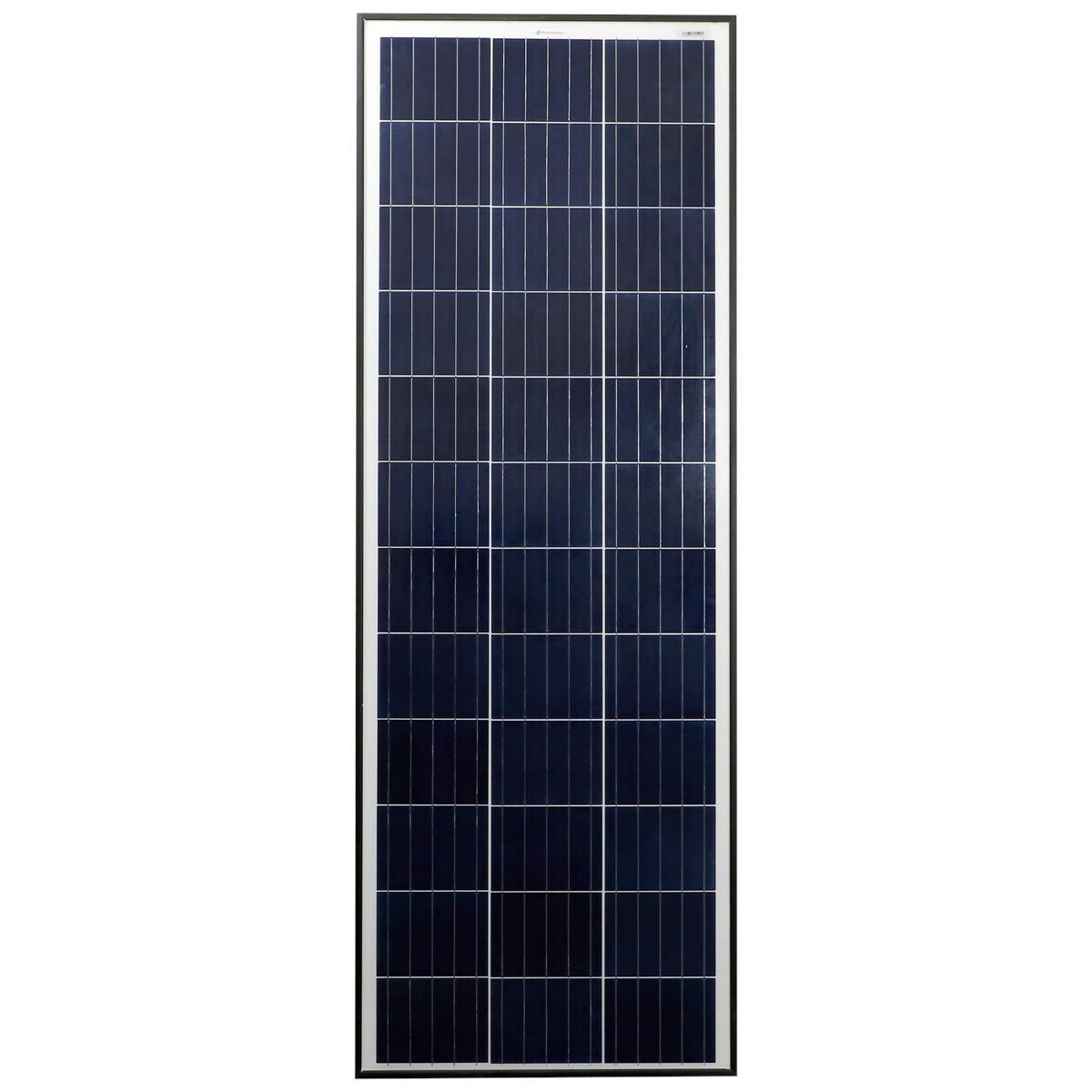 ENERDRIVE SOLAR PANEL - 120W POLY SLIM BLACK FRAME, , scaau_hi-res