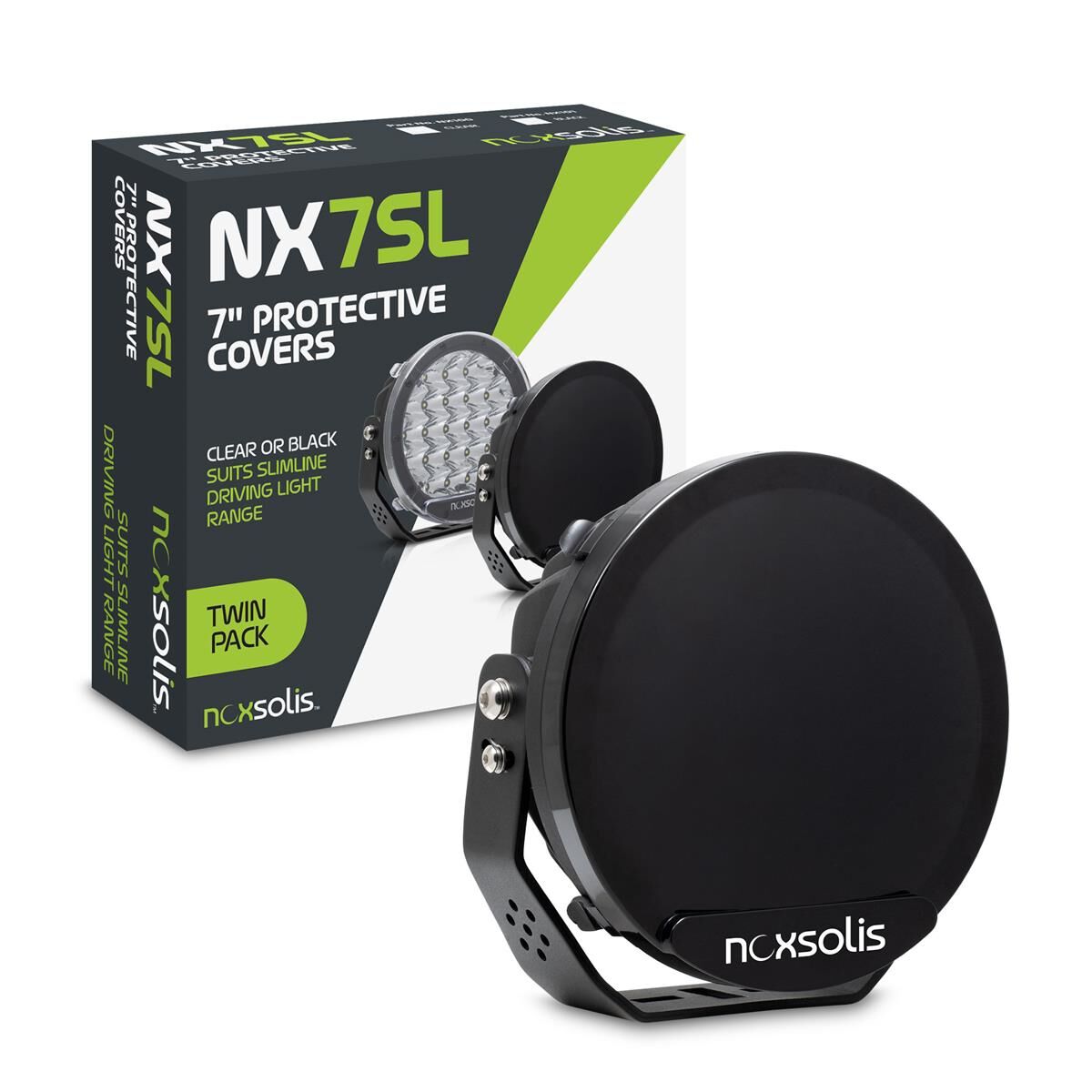 7" BLACK PROTECTIVE COVER -PAIR SUITS NX720, , scaau_hi-res