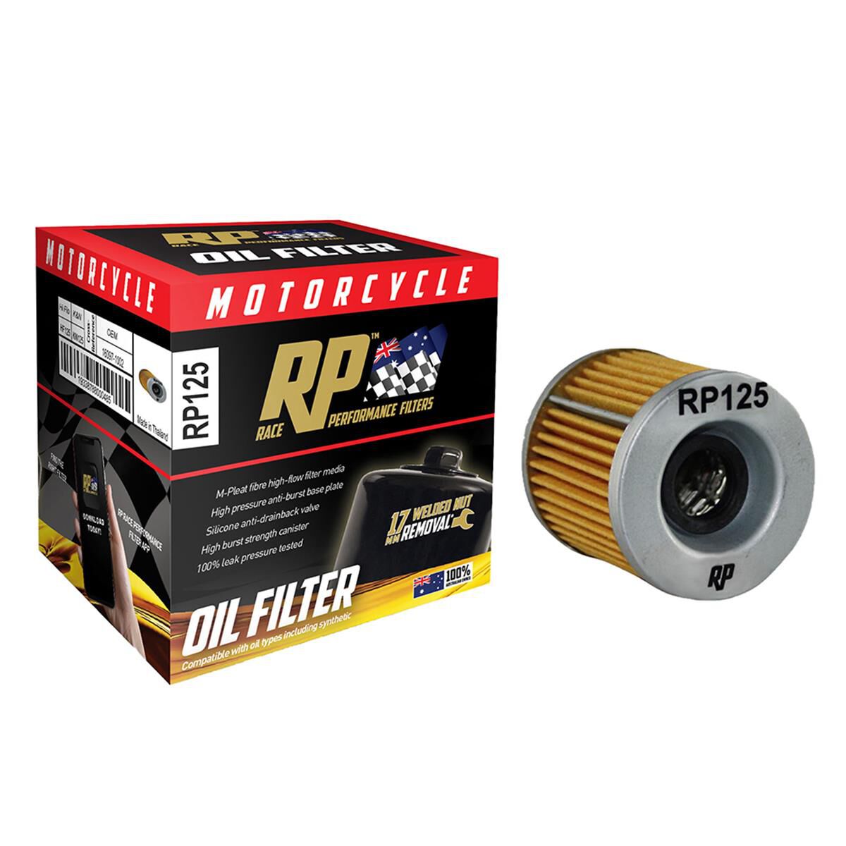 BIKE OIL FILTER RP125, , scaau_hi-res