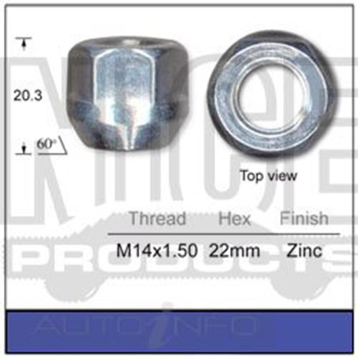 Wheel Nut, , scaau_hi-res
