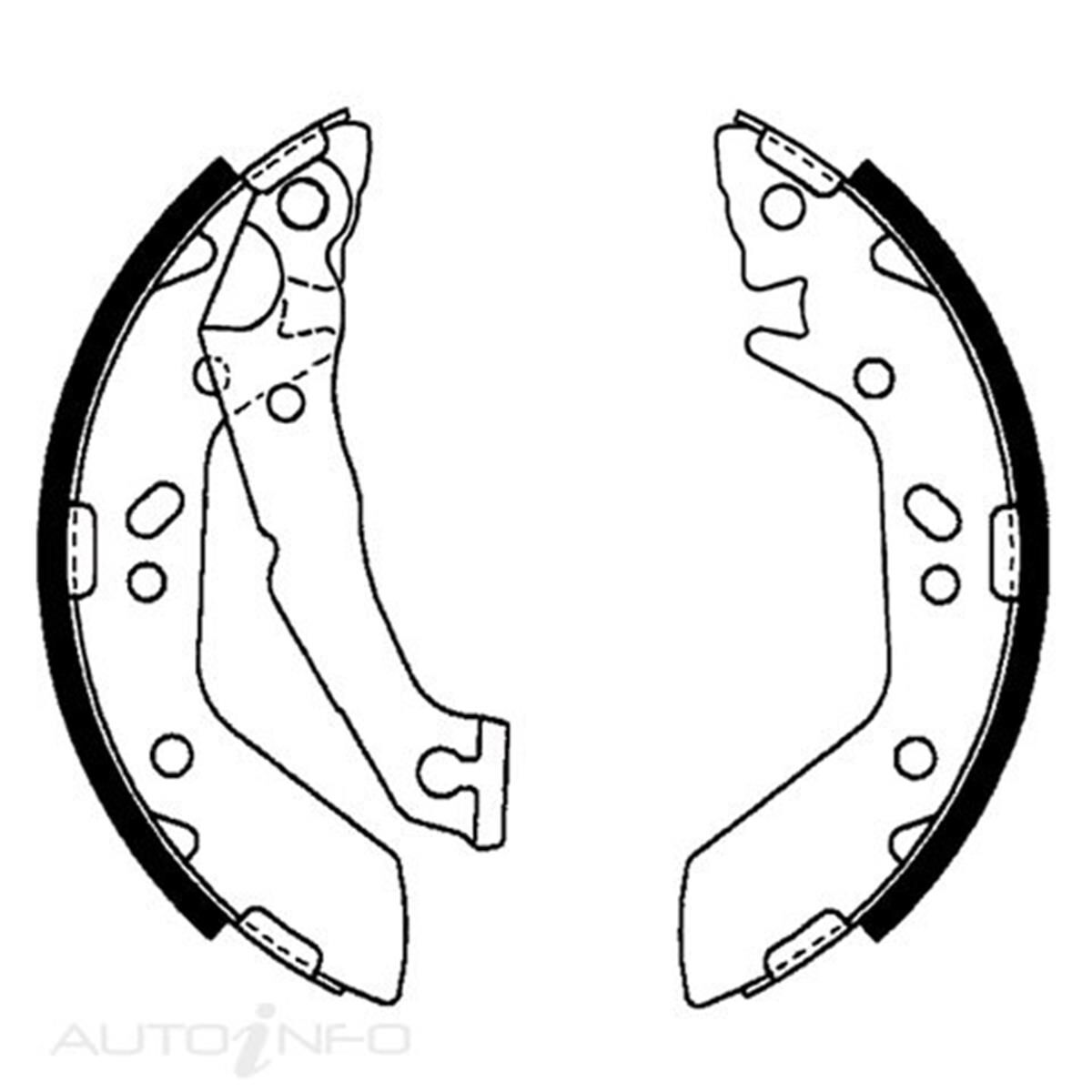 BENDIX BRAKE SHOES, , scaau_hi-res
