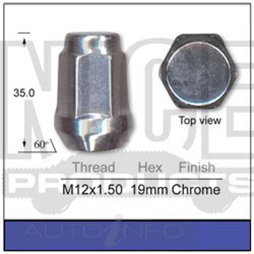 Nice Wheel Nut Chrome, B319 Supercheap Auto