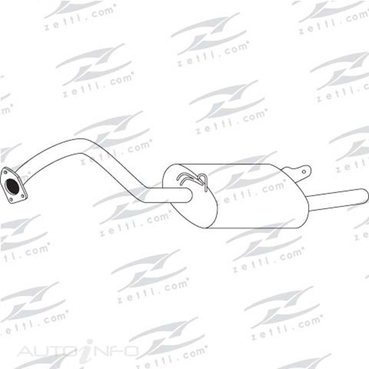 MT GALANT HJ 4CYL REAR MUFF, , scaau_hi-res