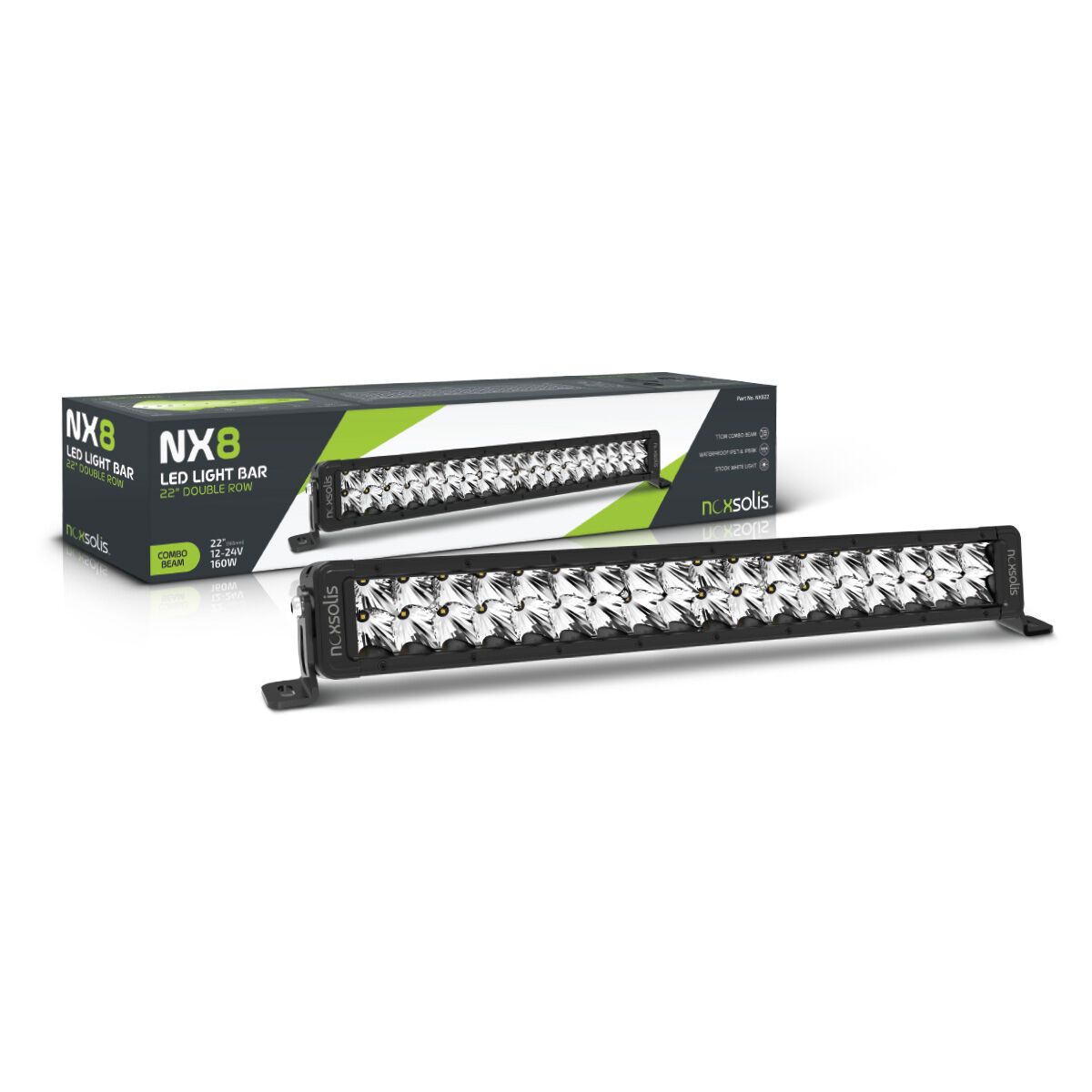 LED 22" LIGHT BAR DOUBLE ROW - COMBO BEAM 9-36 VOLT, , scaau_hi-res