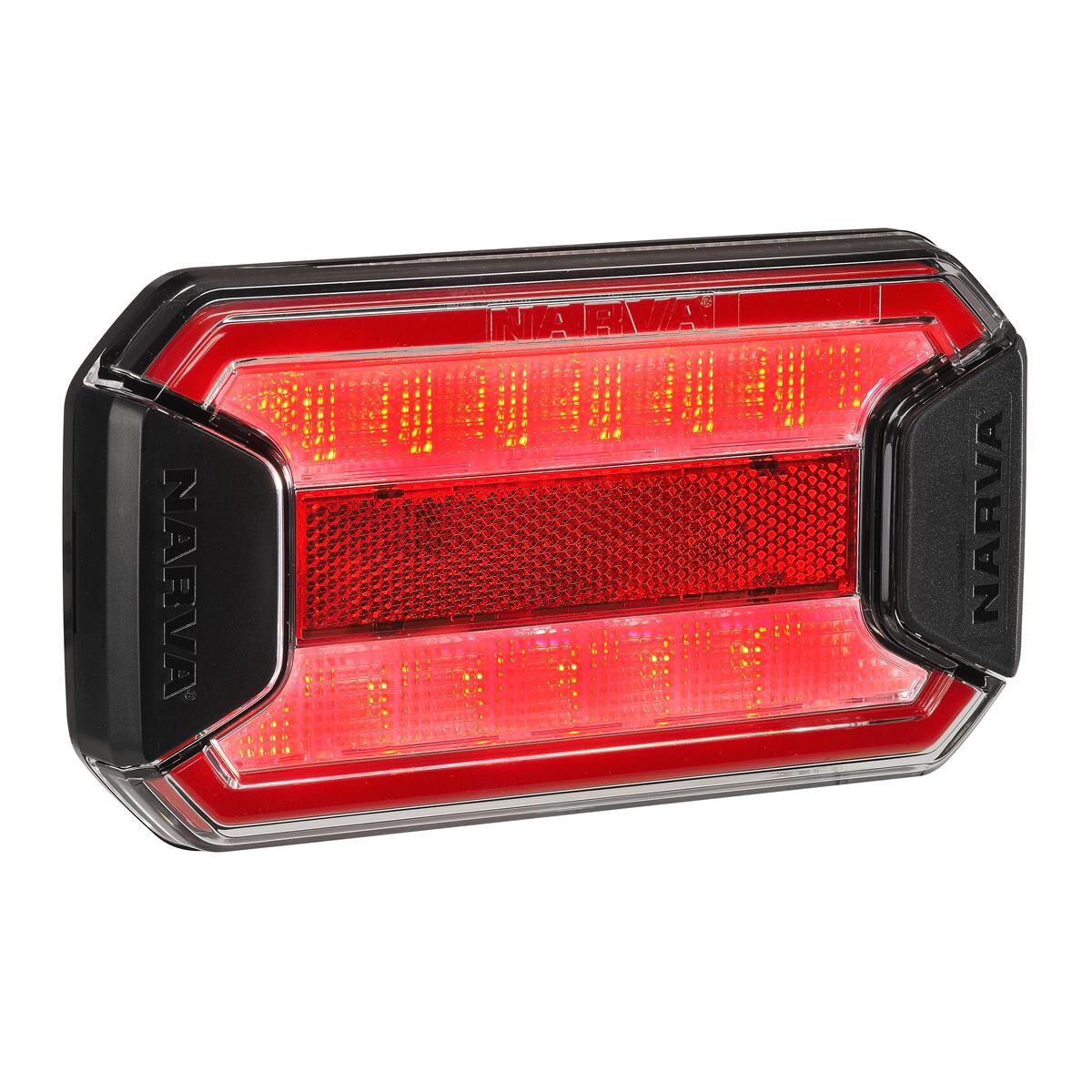 Narva 9-33 Volt LED Stop/Tail Lamp with In-Built Reflector, Clear Lens and 0.5m of Hard-Wired Cable, , scaau_hi-res