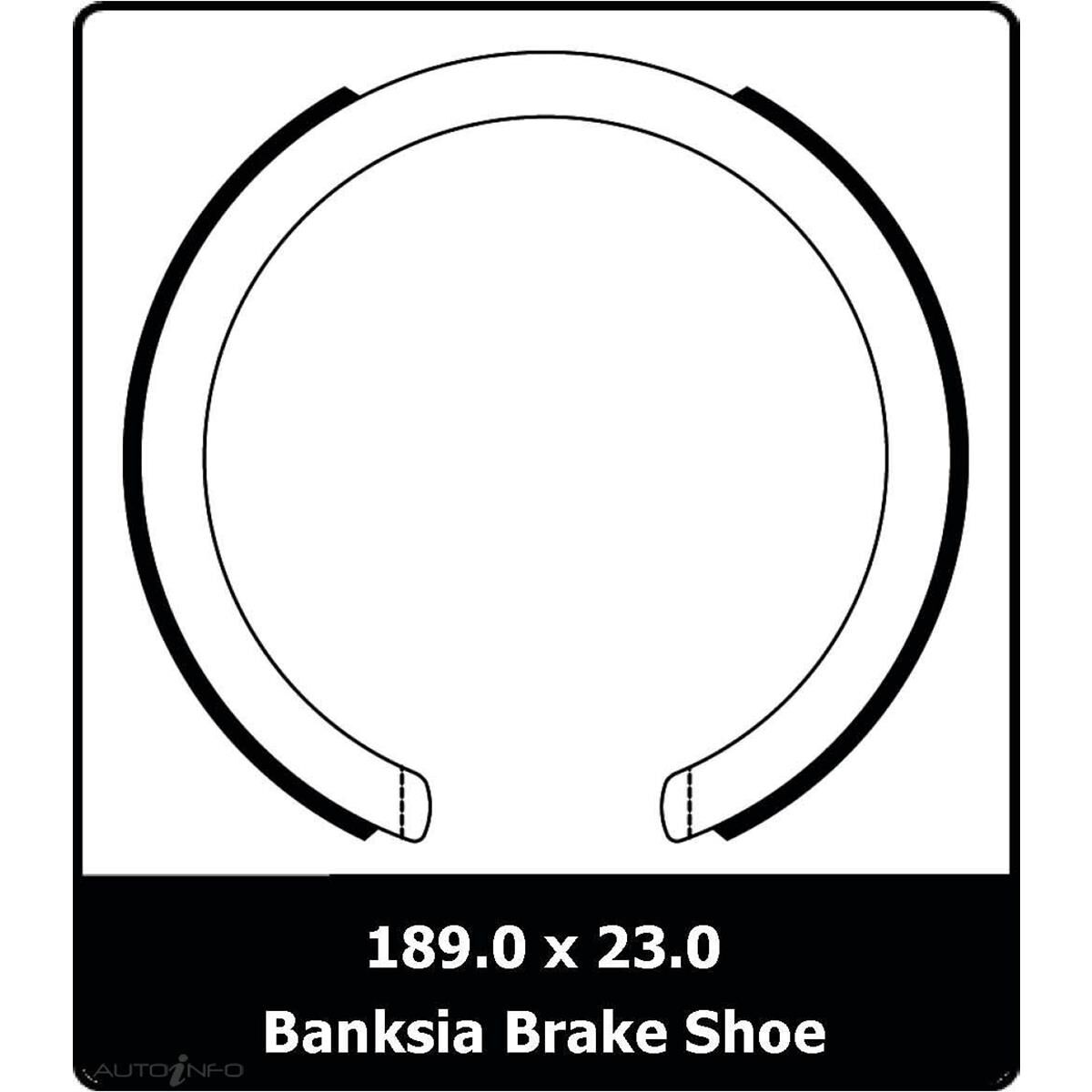 SINGLE SHOE KIT HOLDEN FORD TOYOTA, , scaau_hi-res