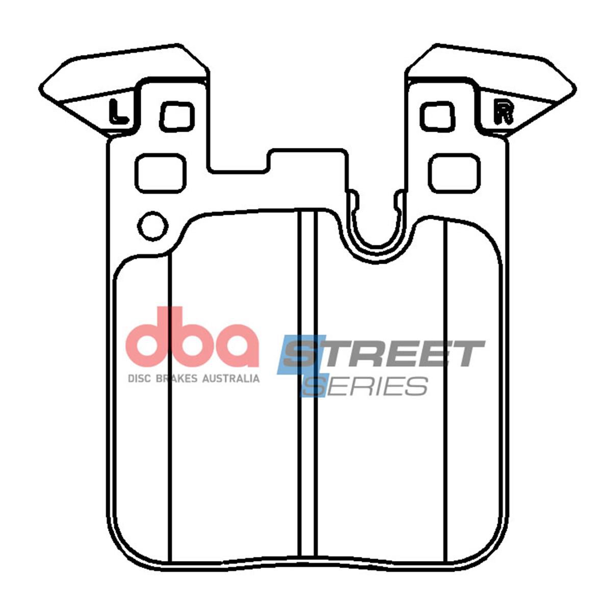 DBA SS STREET SERIES BRAKE PADS [ BMW 335I, M240I 2012 ON R ], , scaau_hi-res