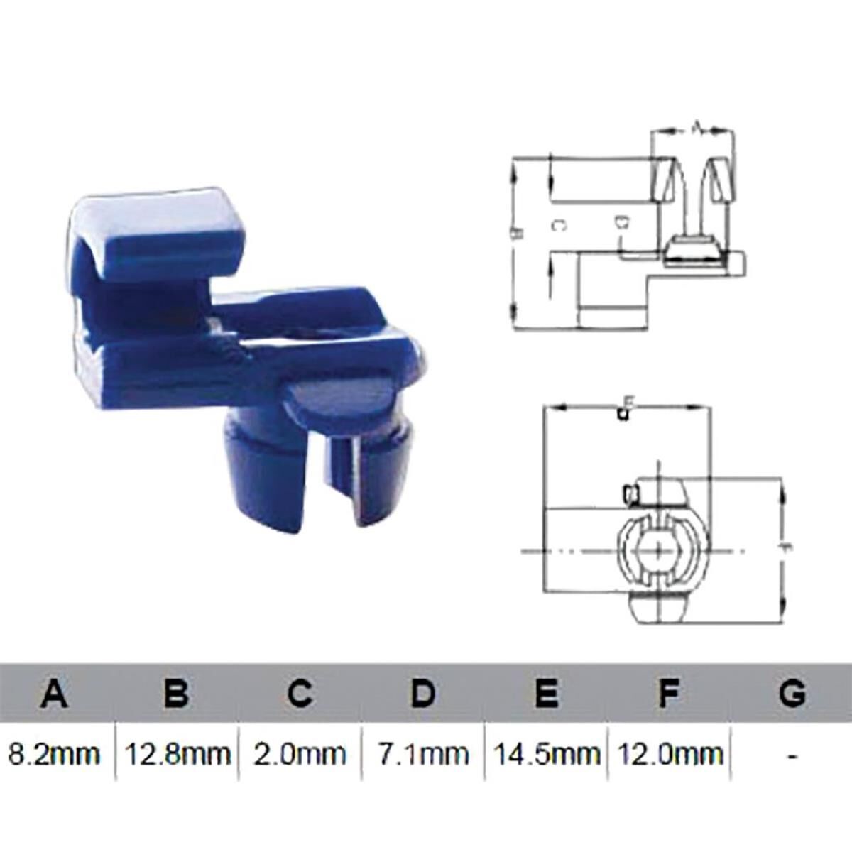 PKT 10 DOOR LOCK CLIP, , scaau_hi-res