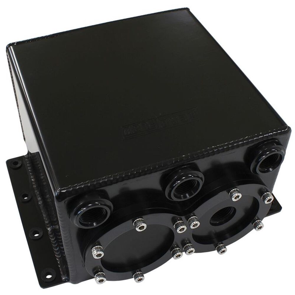 Aeroflow Dual EFI Pump Surge Tank Black Use With AF491014 Fuel Pump