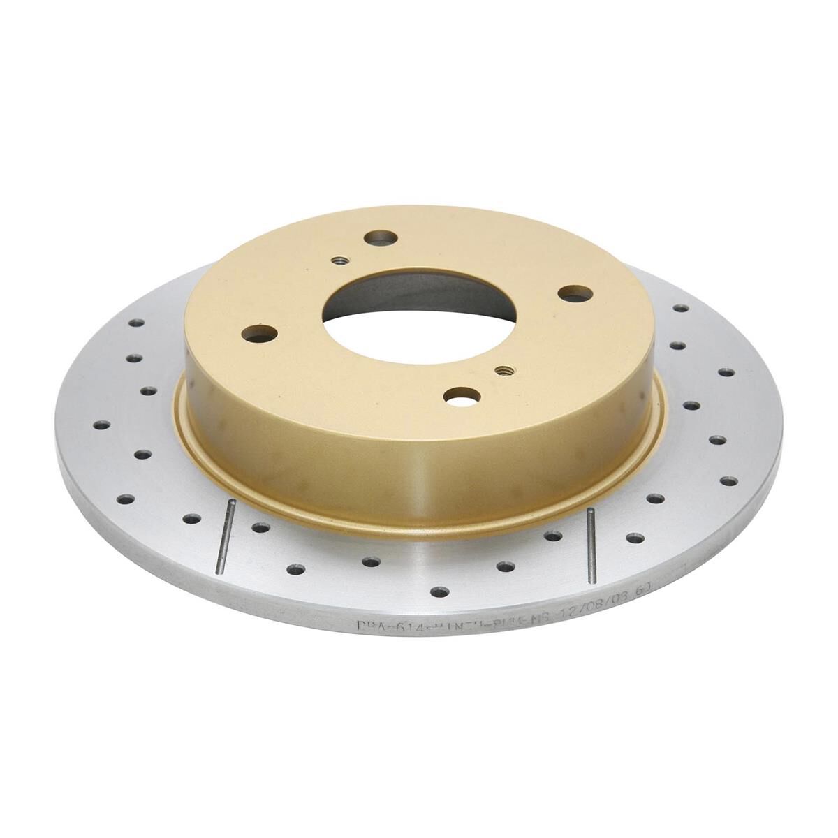 Street Gold Cross-drilled/slotted [ Ford Corsair + Nissan Bluebird 93-97 R ], , scaau_hi-res