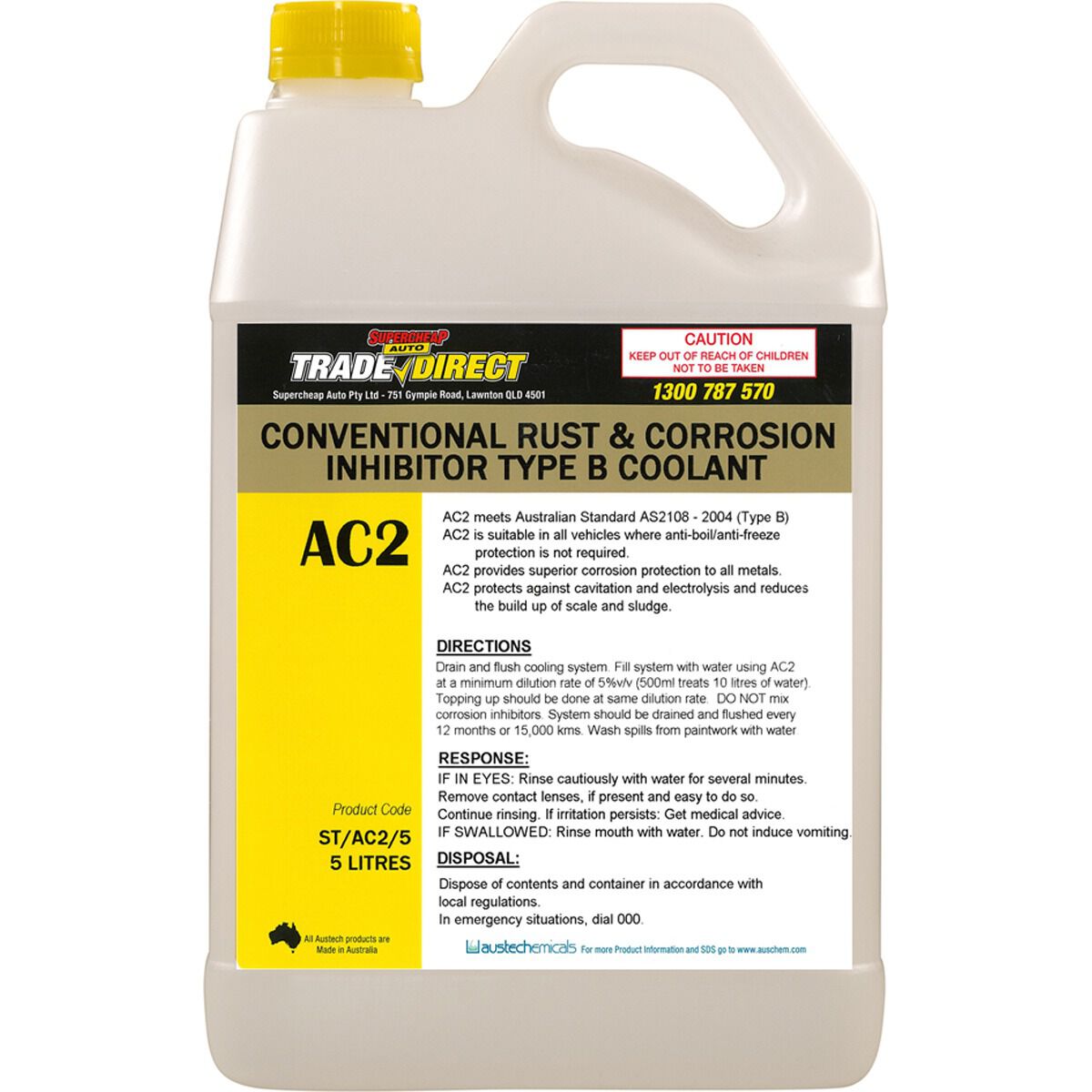 SUPERCHEAP AUTO TRADE INORGANIC INHIBITOR CONCENTRATE 5L, , scaau_hi-res