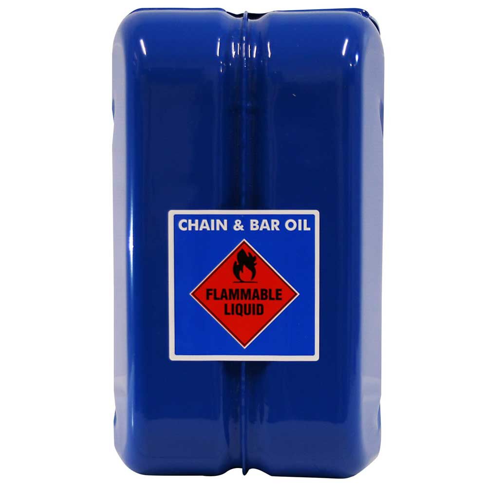 METAL JERRY CAN 10L CHAIN & BAR OIL BRIGHT BLUE CARTON QTY 4, , scaau_hi-res