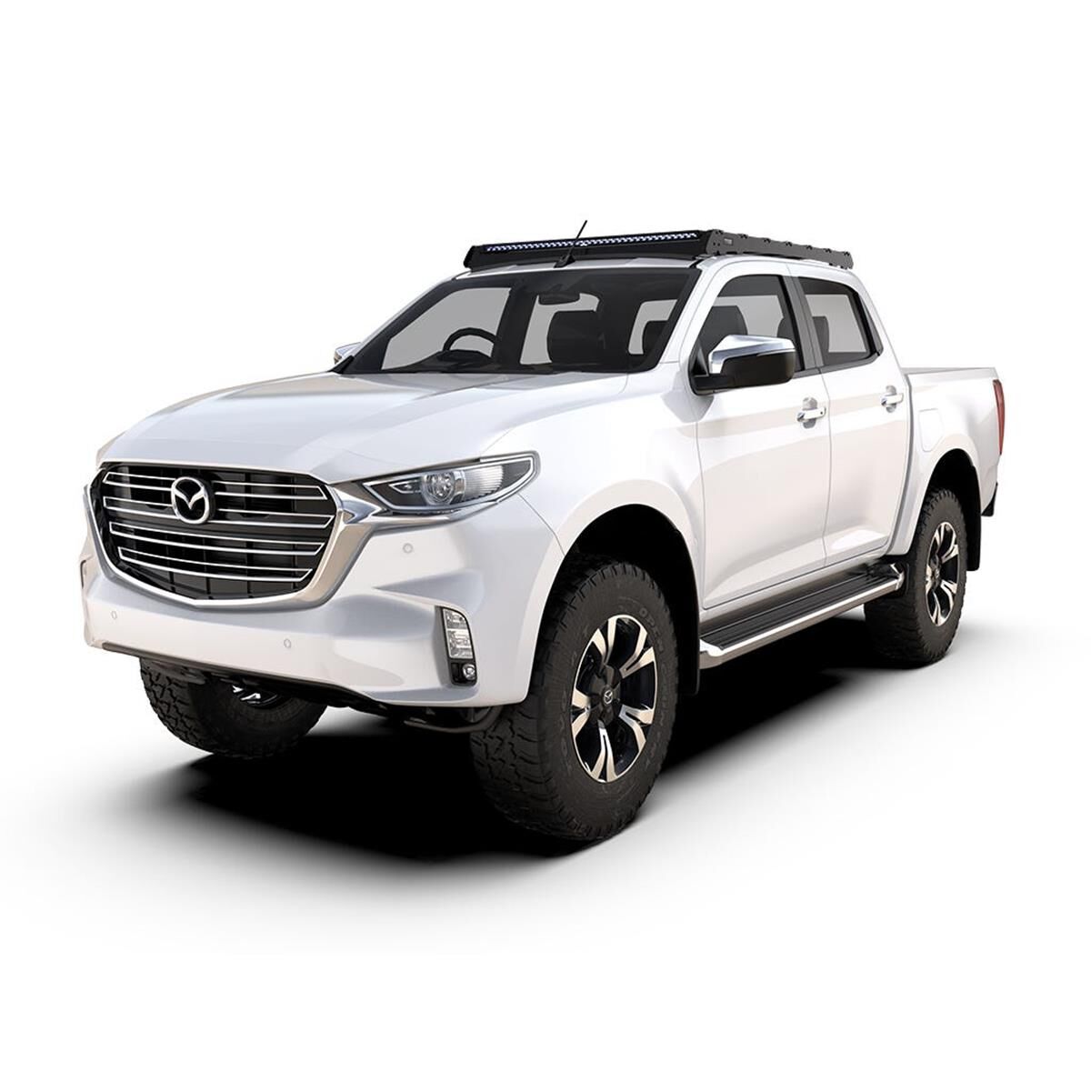 FRONT RUNNER MAZDA BT50 (2020-CURRENT) SLIMSPORT ROOF RACK KIT / LIGHTBAR READY, , scaau_hi-res