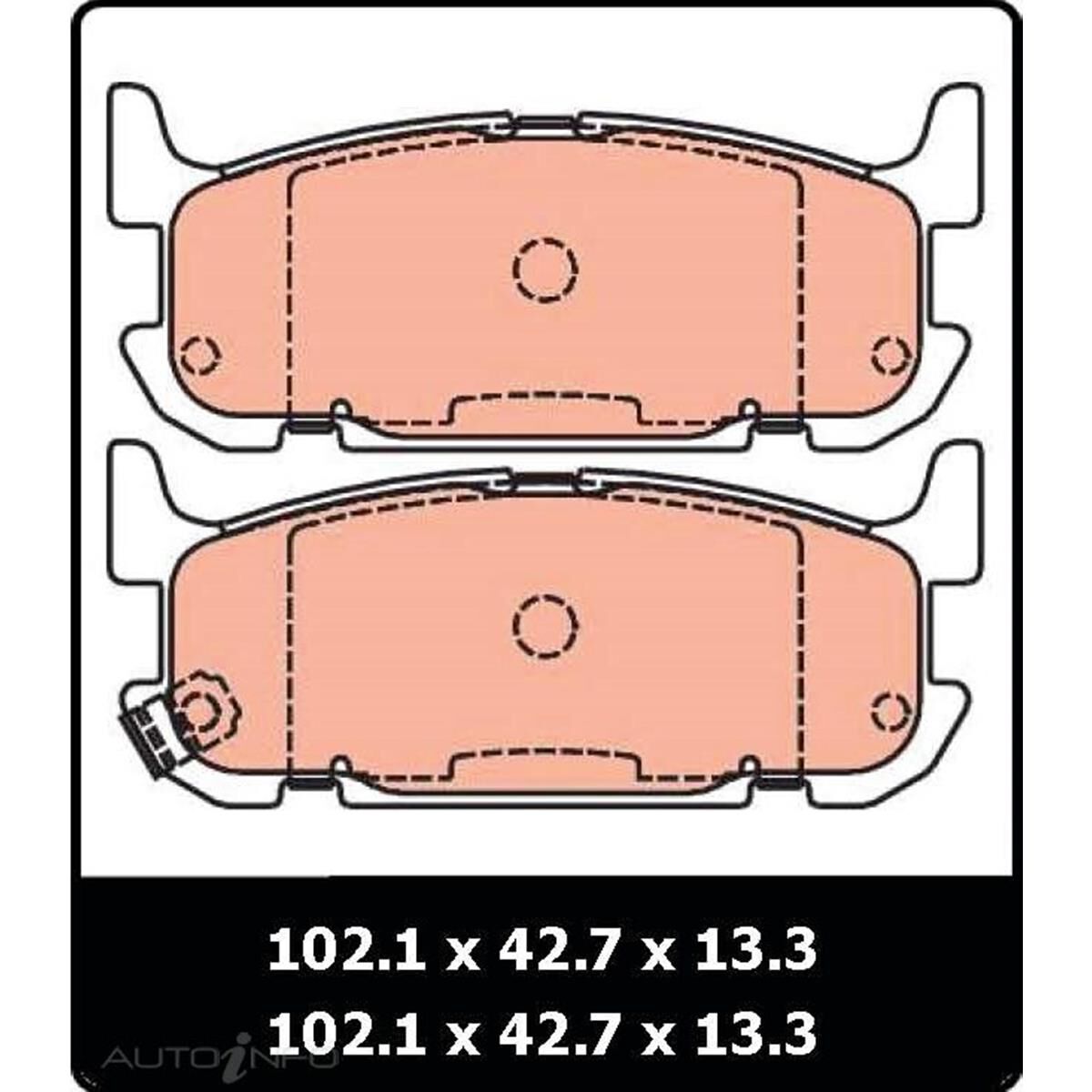 DB1508R MAZDA MX5 1.8 01- REAR, , scaau_hi-res