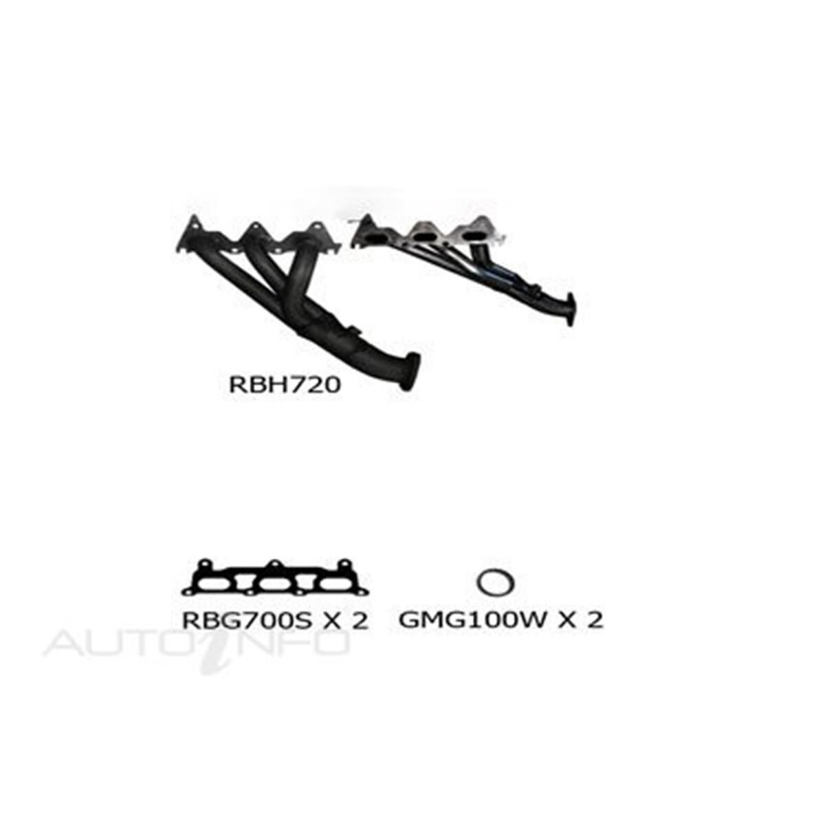 HOLDEN COMMODORE VE V6 3.6L ALLOYTEC HEADERS *MANDREL BENT* GASKET = DSF824, , scaau_hi-res