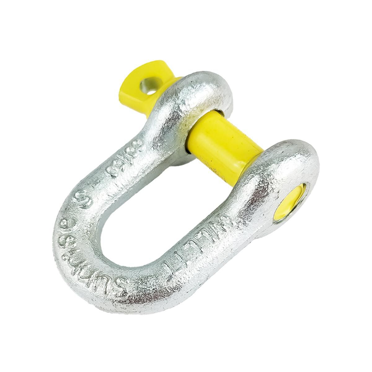 Sunrise D Shackle Zinc Rated 1000kg - 10mm, , scaau_hi-res