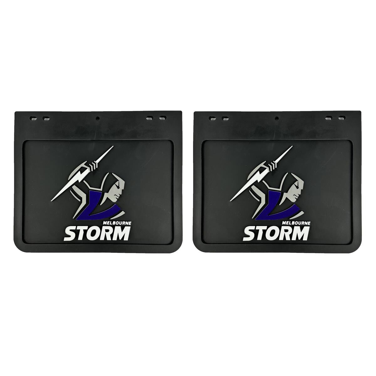 250MM DROP X 300MM WIDTH BLACK MONO MUDFLAP  - STORM, , scaau_hi-res