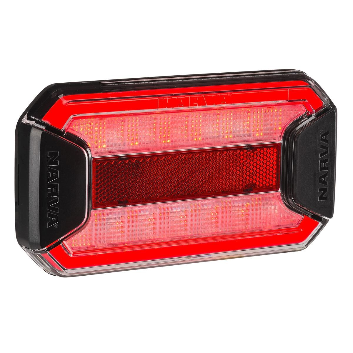 Narva 9-33 Volt LED Stop/Tail Lamp with In-Built Reflector, Clear Lens and 0.5m of Hard-Wired Cable, , scaau_hi-res