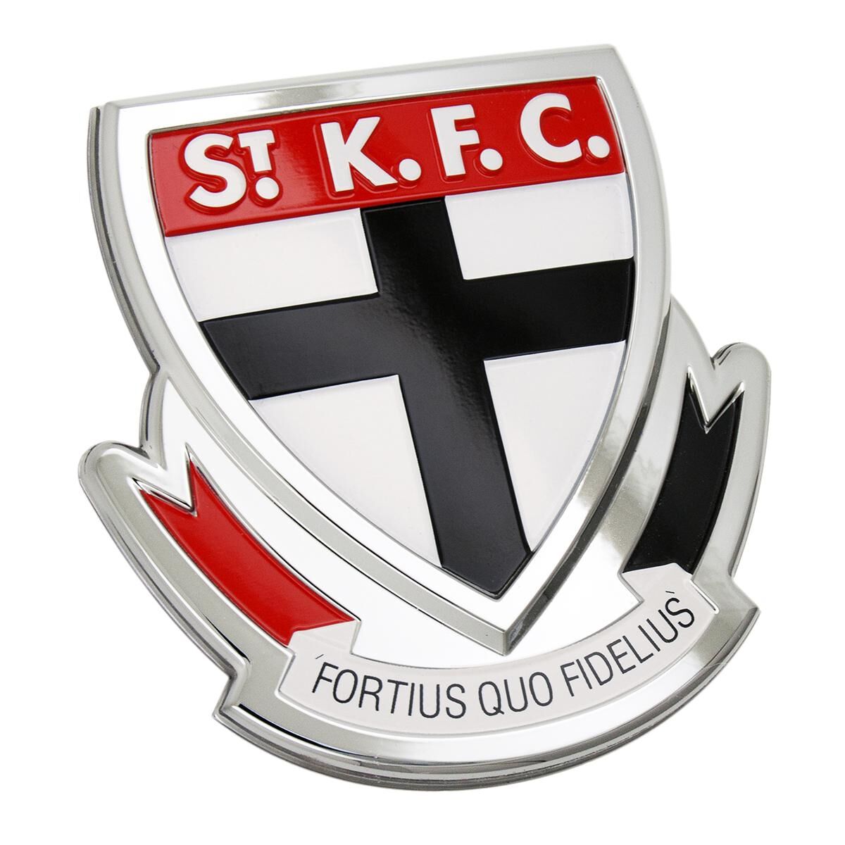 AFL ST KILDA SAINTS 3D CHROME CAR EMBLEM, , scaau_hi-res