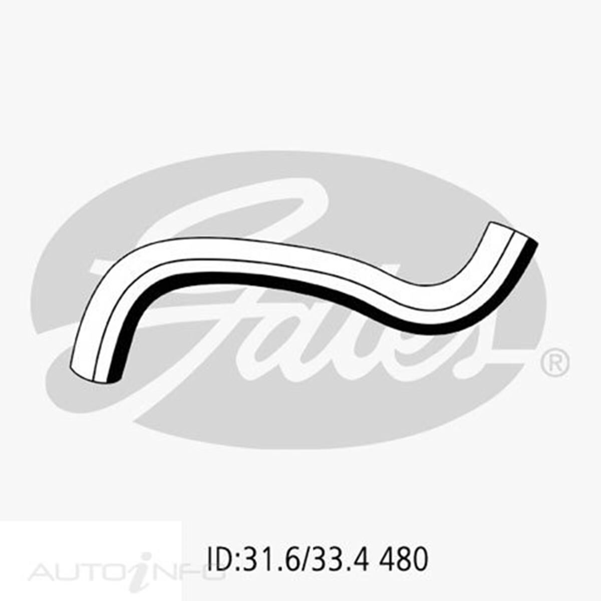 05-2156 GATES RADIATOR HOSE, , scaau_hi-res