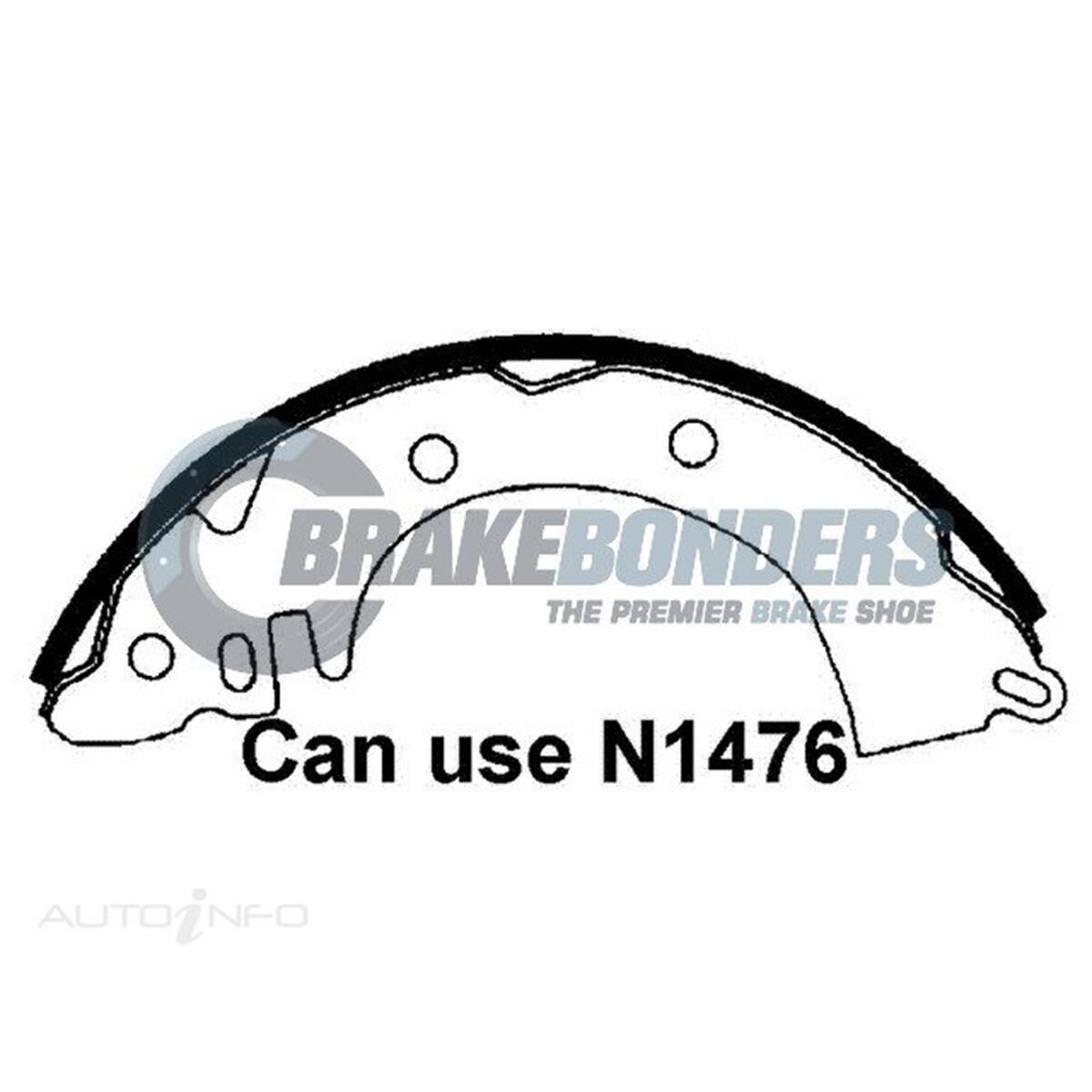 Brake Shoes - Mitsubishi 203.2mm, , scaau_hi-res