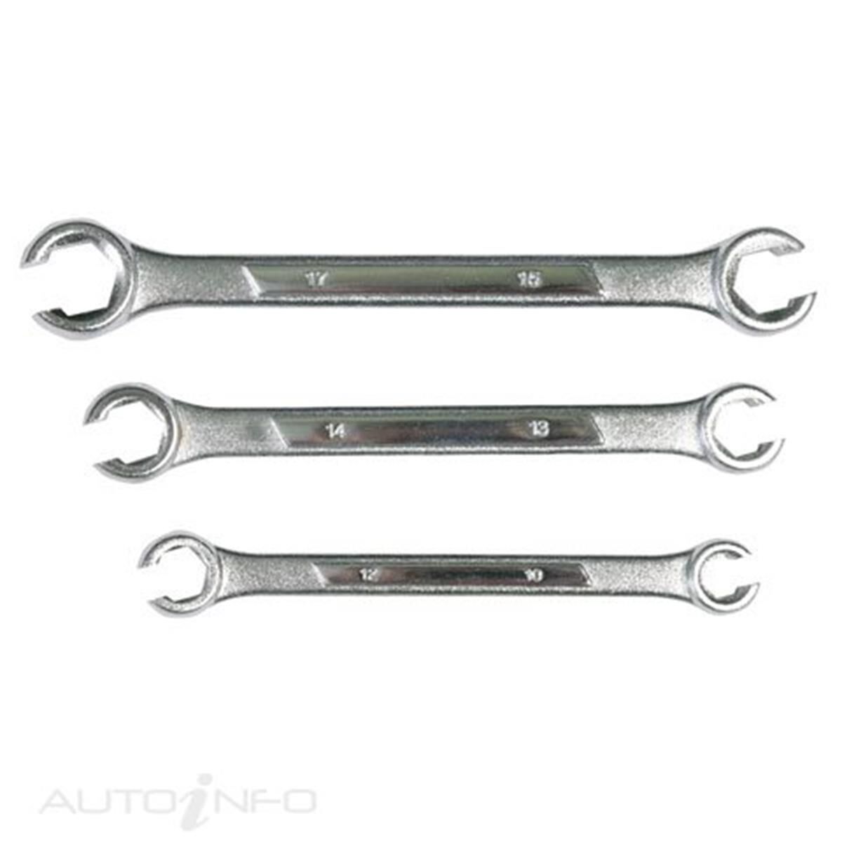 TOLEDO FLARE NUT WRENCH SET SAE 3PC, , scaau_hi-res