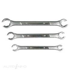 TOLEDO FLARE NUT WRENCH SET SAE 3PC, , scaau_hi-res