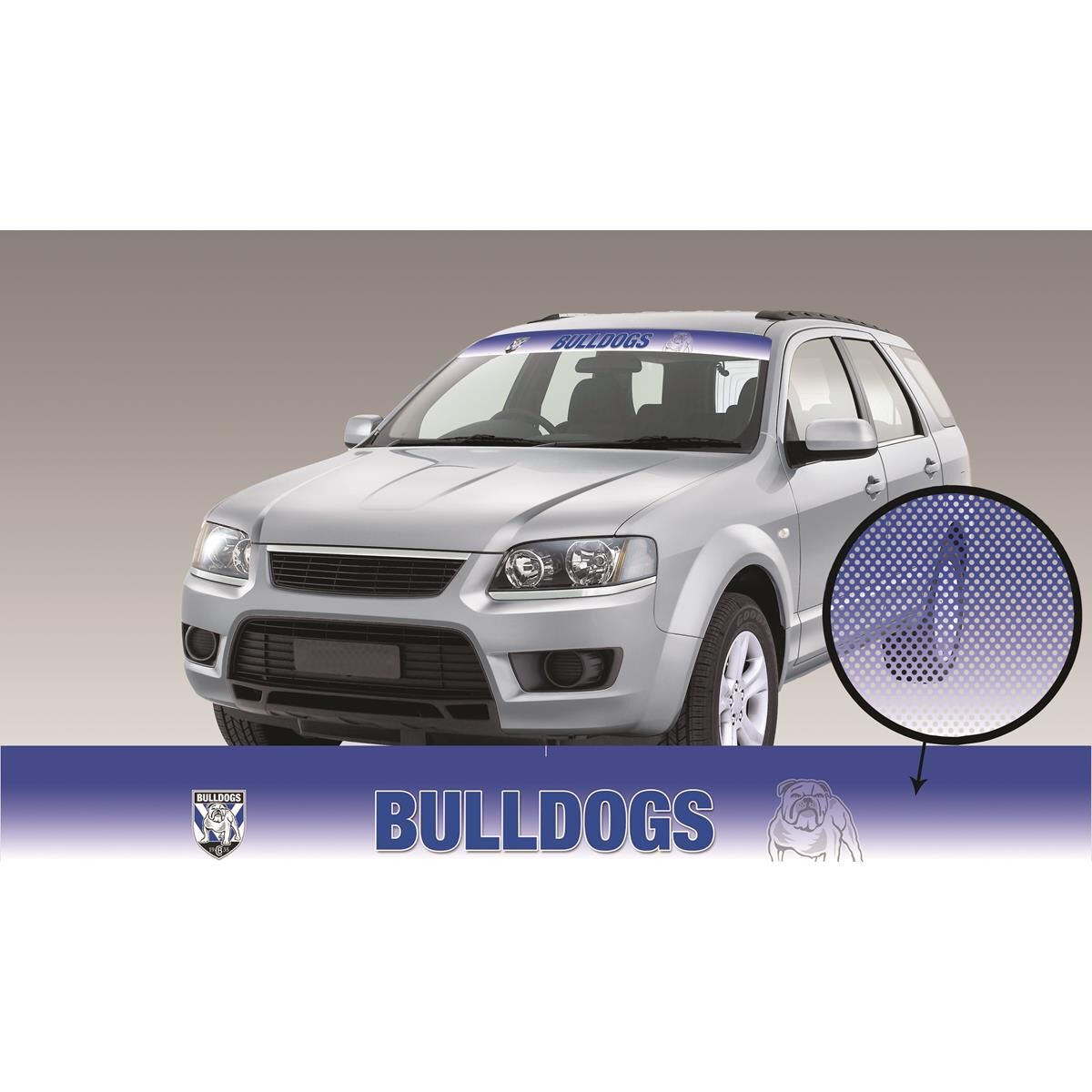 BULLDOGS  ITAG SEE-THRU SUN VISOR - RADIANT DESIGN, , scaau_hi-res