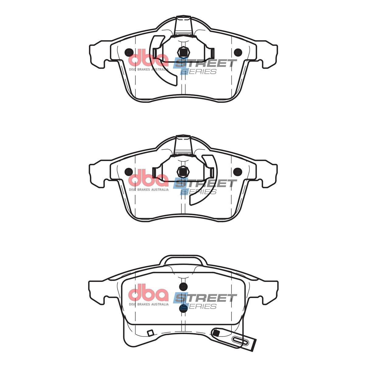 DBA SS STREET SERIES BRAKE PADS [ Holden Astra & Combo 1998-2011 F ], , scaau_hi-res