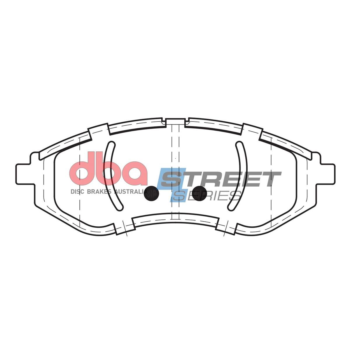 DBA SS STREET SERIES BRAKE PADS [ Daewoo Kalos & Holden Barina 2003-2014 F ], , scaau_hi-res