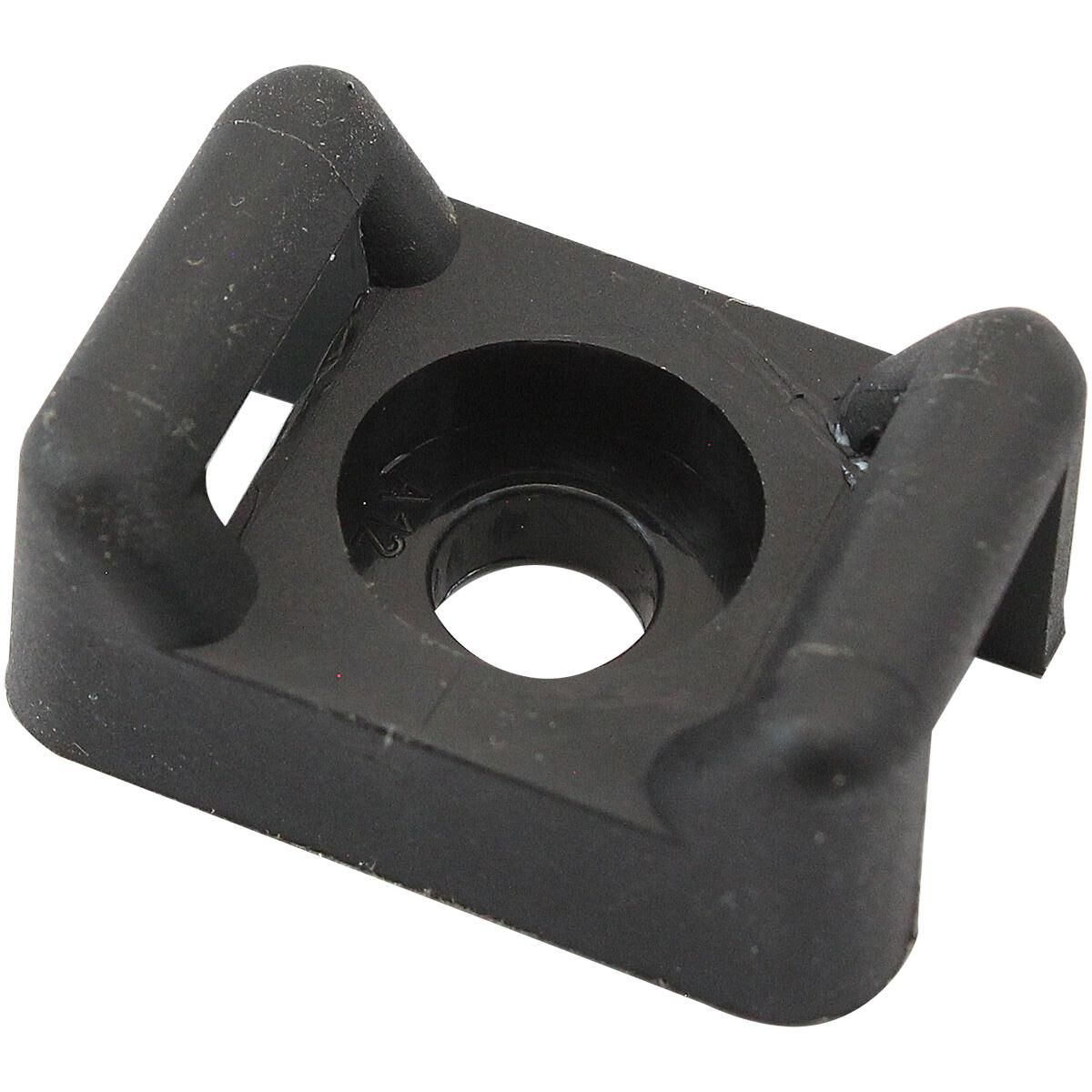 CABLE TIE SCREW MOUNTS 21MM X 10.1MM M5 HOLE PA66 50 PACK, , scaau_hi-res