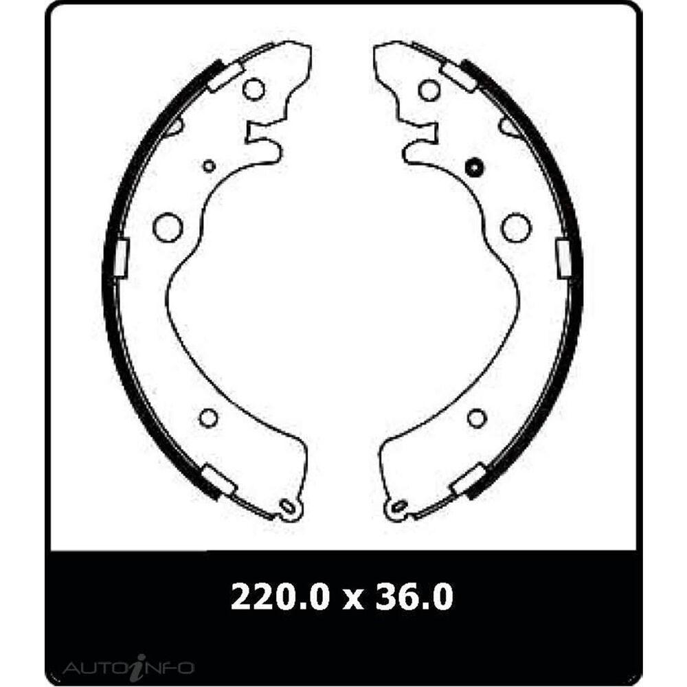 Protex Brake Shoes N3174 Supercheap Auto