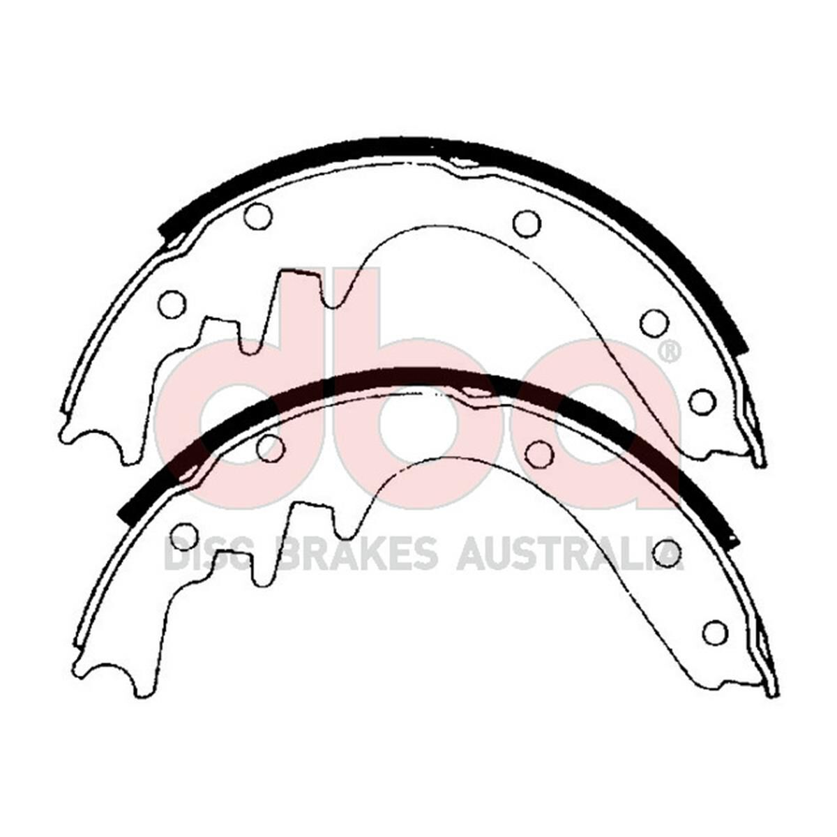 Street Series Brake Shoes [Holden / Gemini / Torana 1962-79 228.6mm], , scaau_hi-res