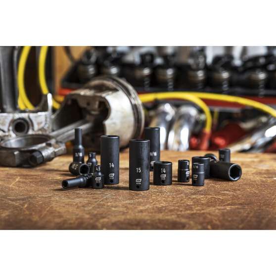 48 PC. 1/4” DRIVE 6 POINT STANDARD & DEEP IMPACT METRIC & SAE SOCKET SET, , scaau_hi-res