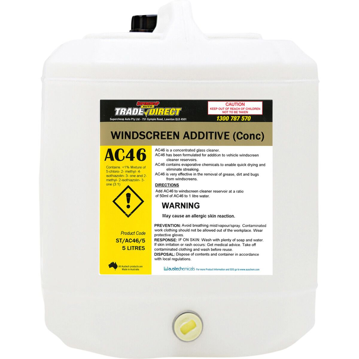 Windscreen Additive (Concentrate) - 20L Plastic Cube, , scaau_hi-res