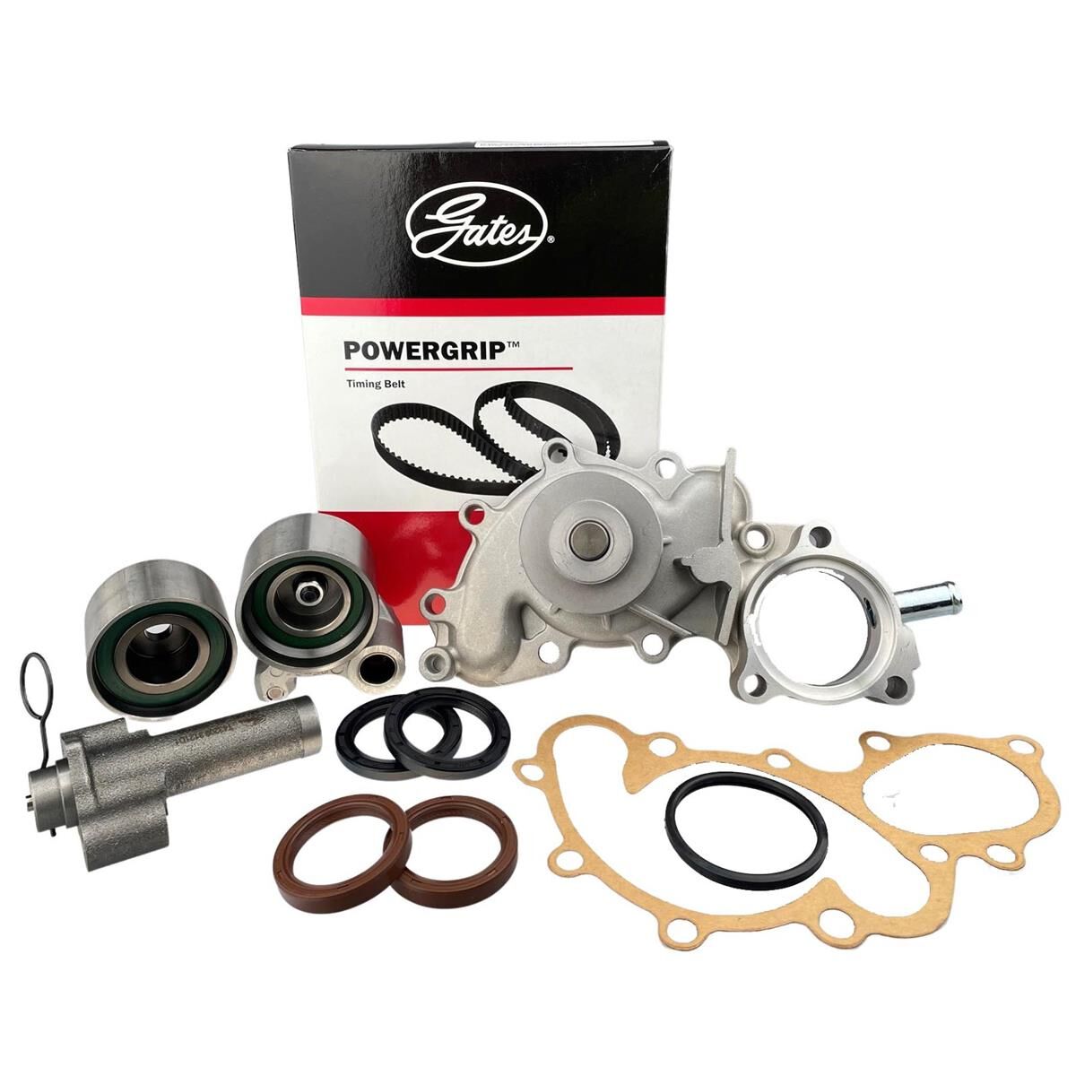 ENGINE TIMING KIT WITH HYDRAULIC TENSIONER & WATER PUMP, , scaau_hi-res